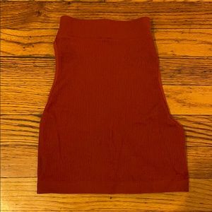 Out From Under Cropped Top with Turtleneck